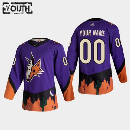 Arizona Coyotes Custom 2020-21 Reverse Retro Authentic Shirt - Kinderen